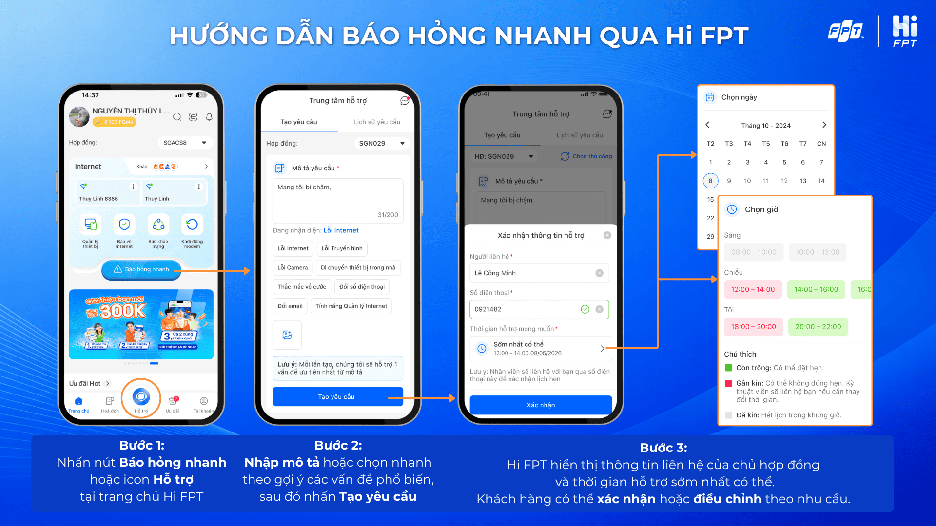 Báo hỏng nhanh