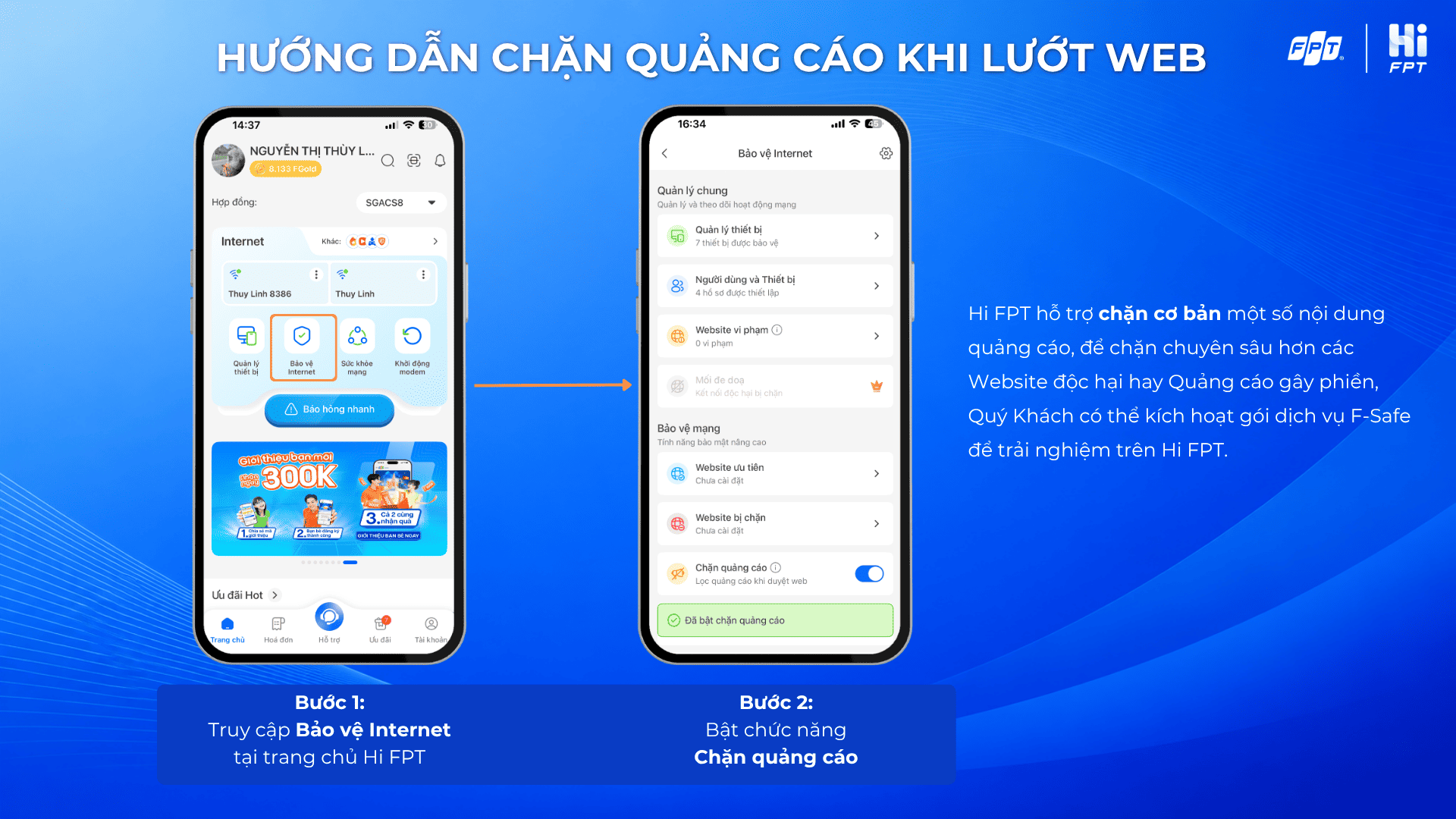 Chặn quảng cáo khi lướt Web