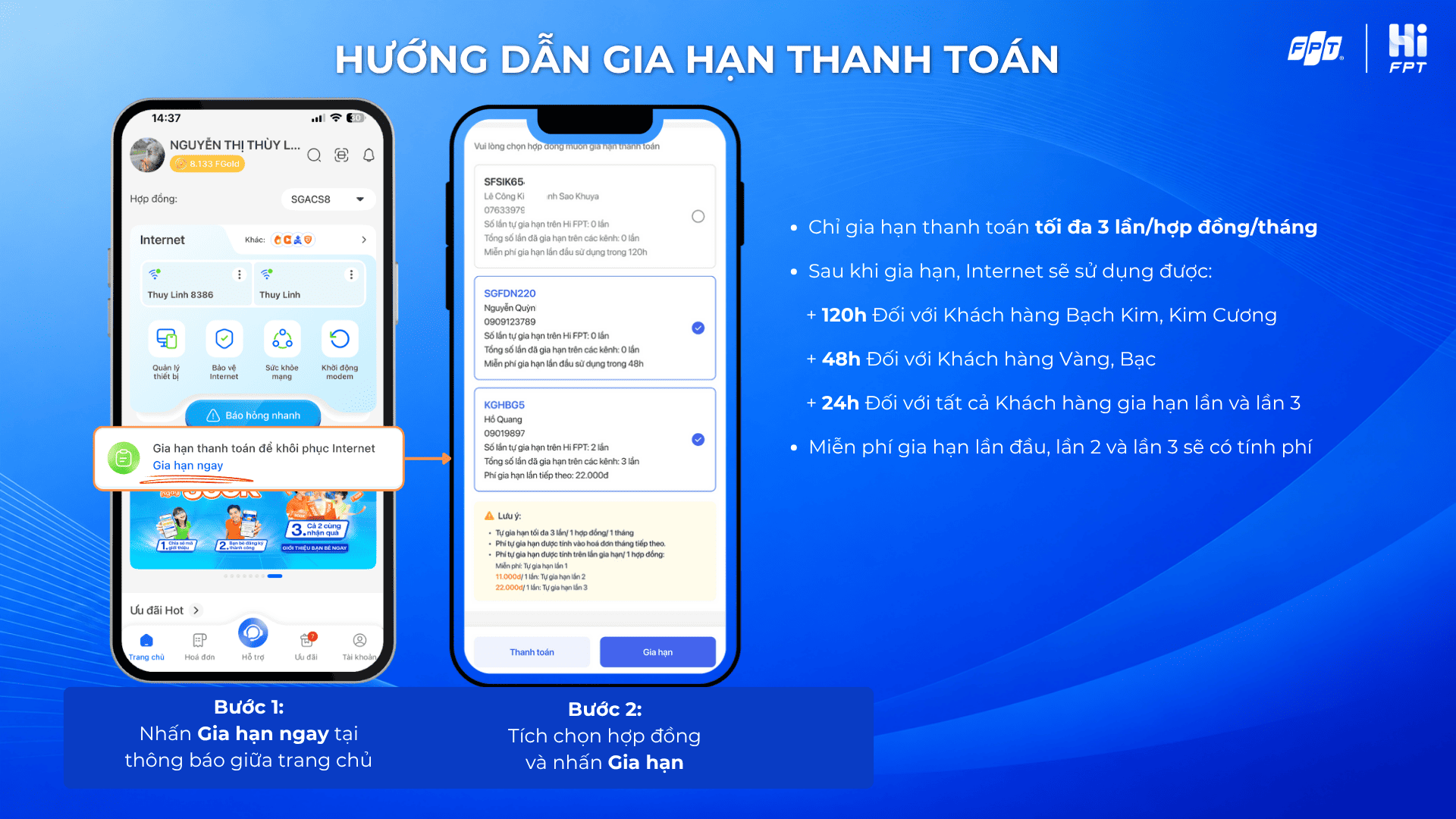 Gia hạn thanh toán