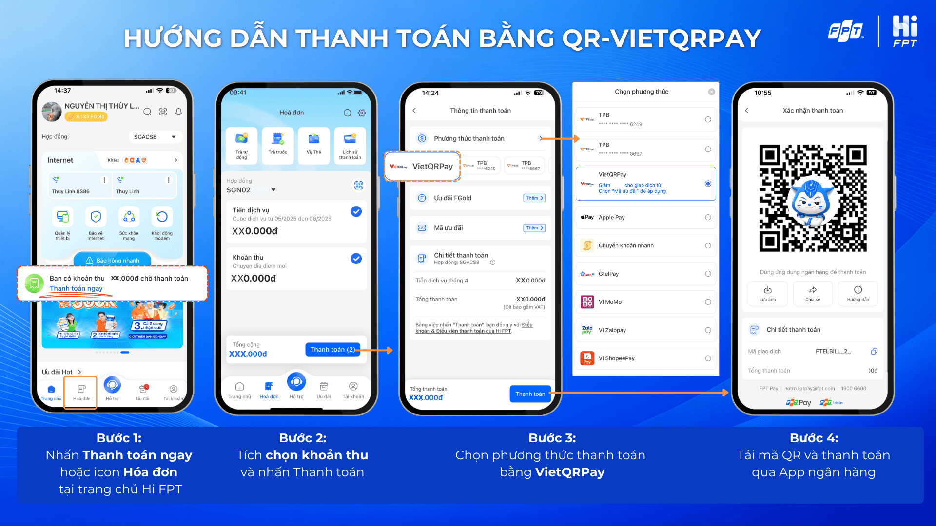 Thanh toán bằng QR-VietQRPay