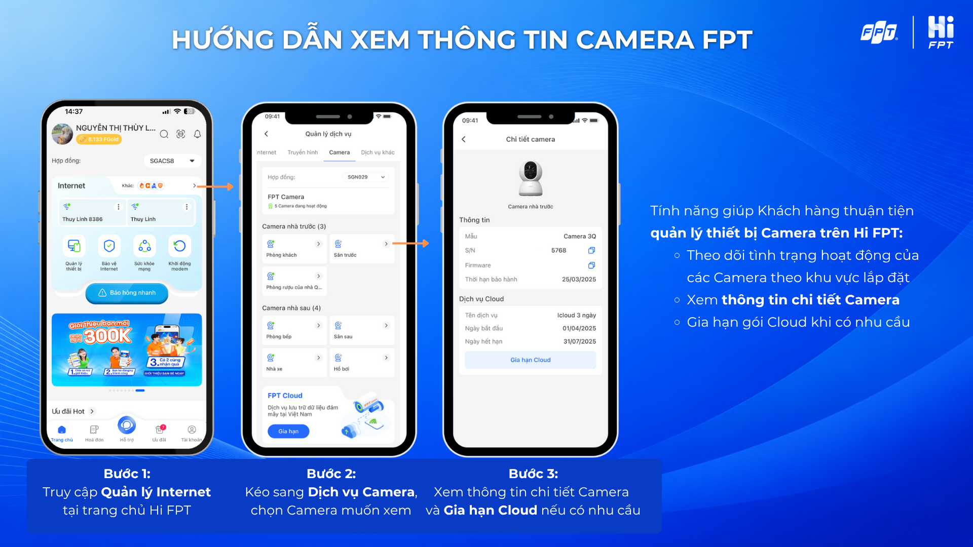 Xem thông tin Camera FPT
