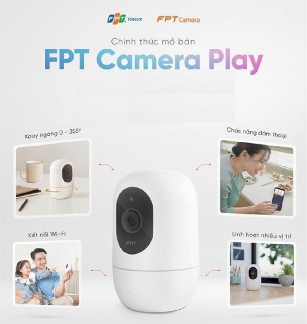 Camera không dây tiện lợi lắp đặt dễ dàng và kết nối qua WiFi ổn định.