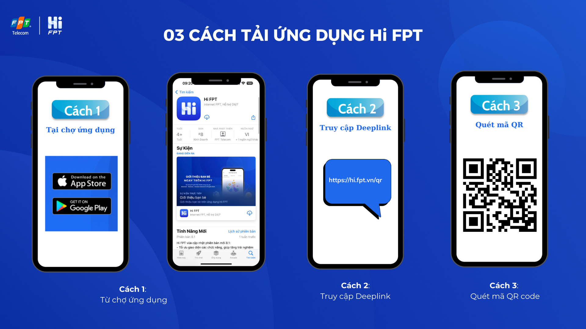 Hướng dẫn tải ứng dụng Hi FPT