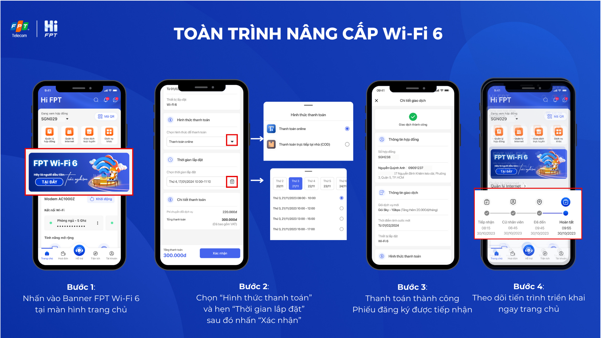 Nâng cấp wifi 6 trên Hi FPT