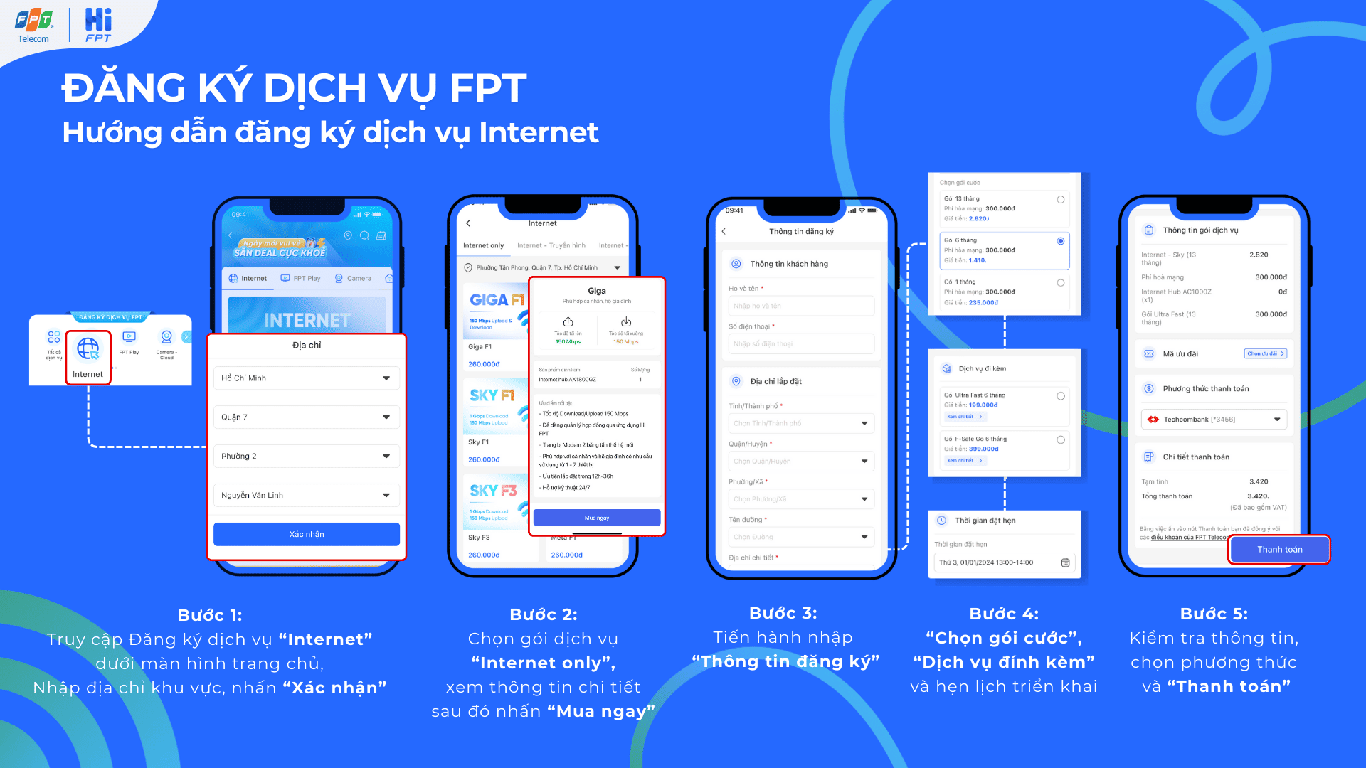 Hướng dẫn đăng ký dịch vụ Internet