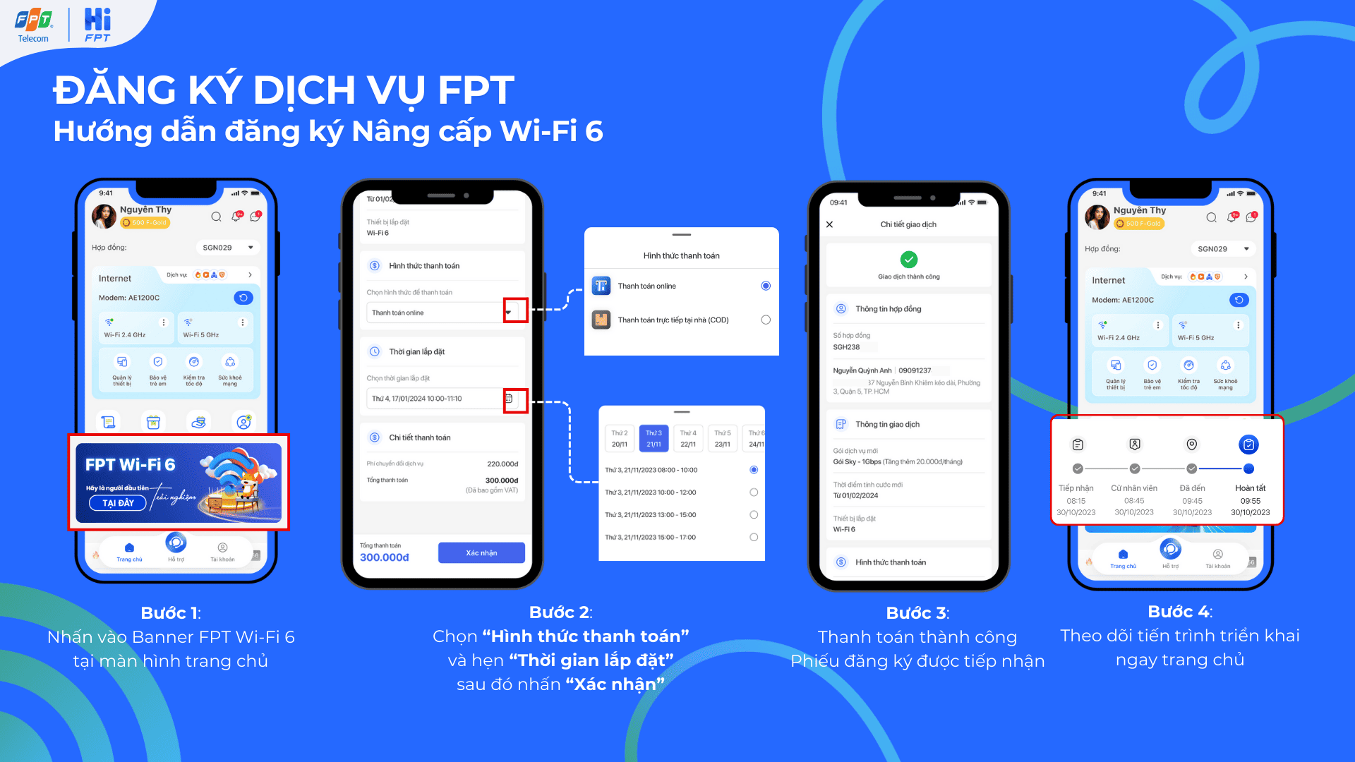 Nâng cấp wifi 6 trên Hi FPT