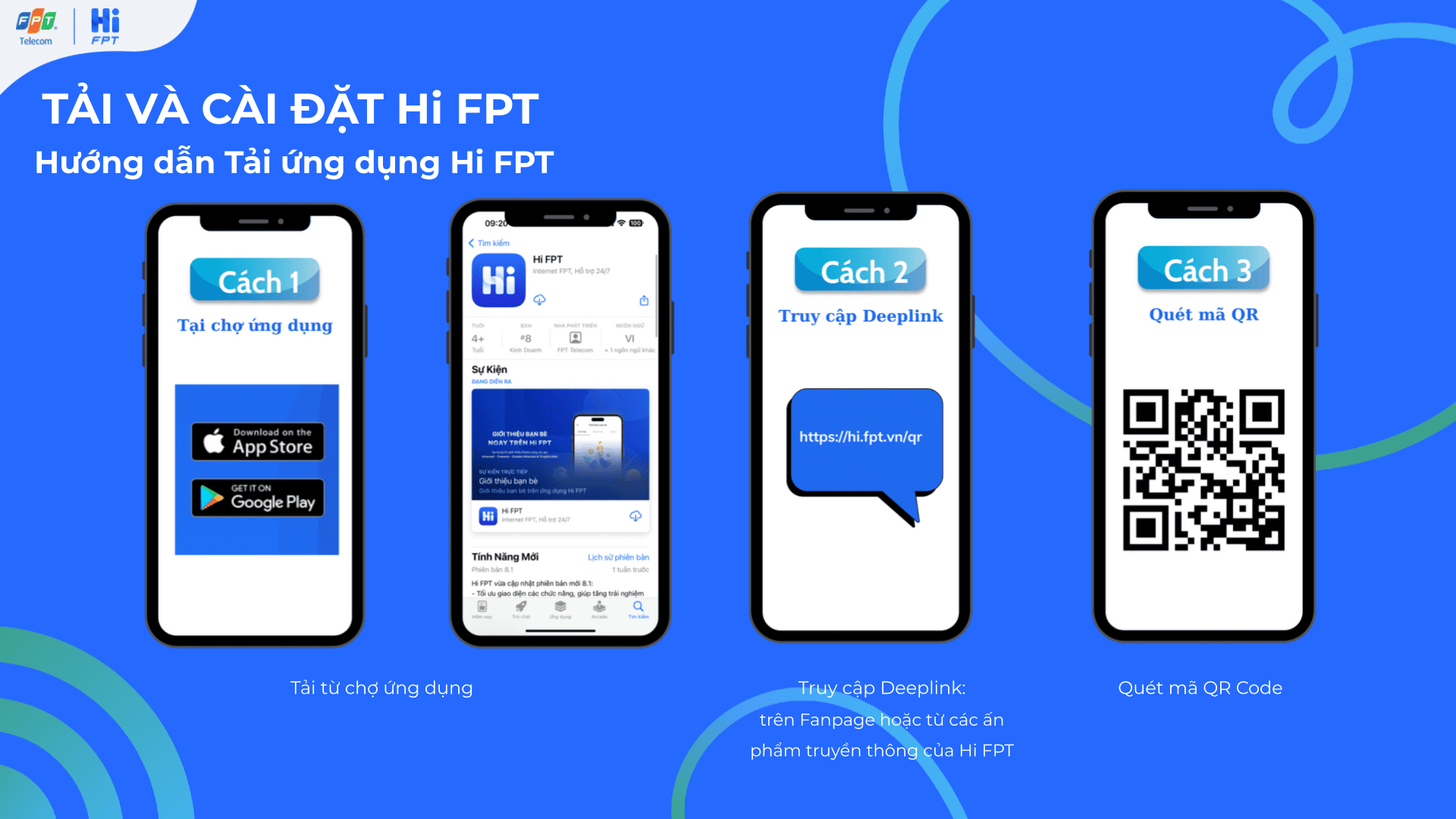 Hướng dẫn tải app Hi FPT