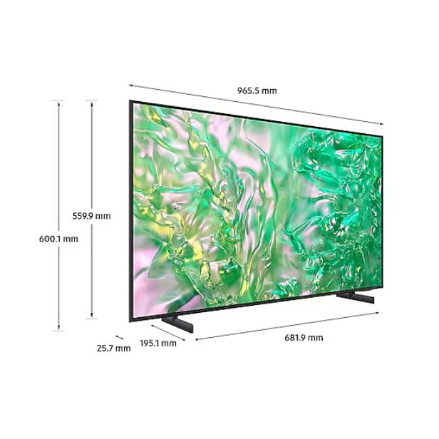 TV Samsung 43 inch Crystal UHD DU8000 4K Tizen OS Smart TV