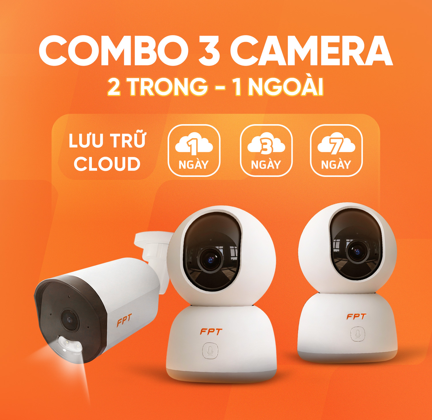 Camera Combo 3 Camera (2 Play 4; 1 IQ4S)