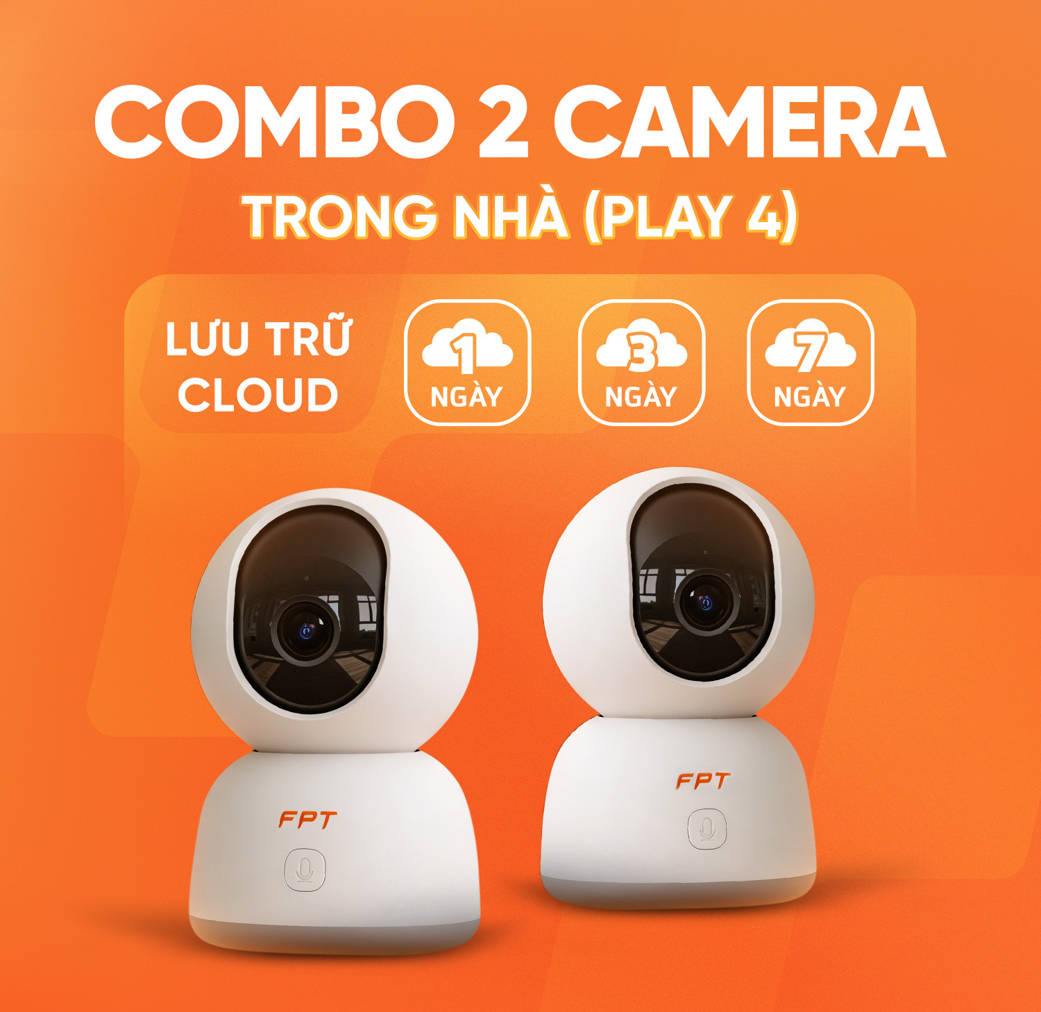 Combo 2 Camera Trong Nh&agrave;