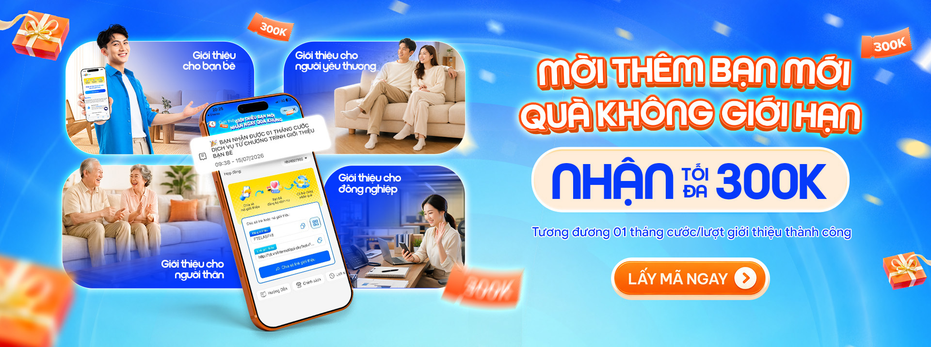 Giới thiệu bạn b&egrave; lắp mạng FPT