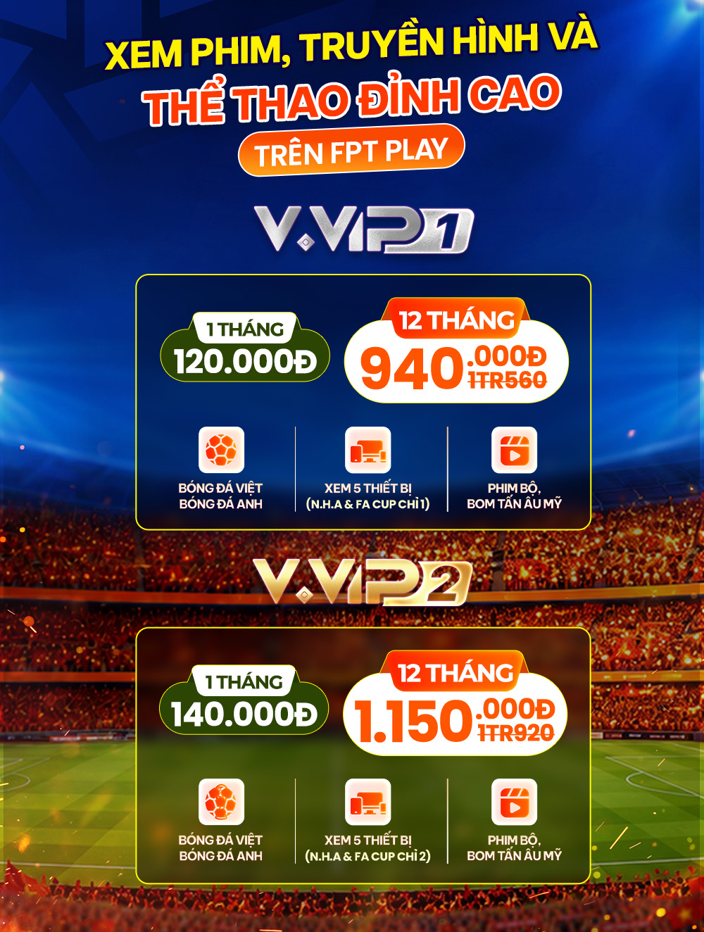 FPT Play - G&oacute;i xem truyền h&igrave;nh, giải tr&iacute;, thể thao đa phương tiện