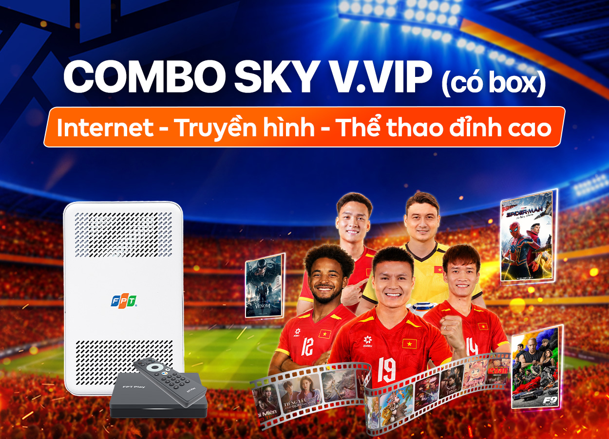 Combo Sky V.VIP (c&oacute; box)