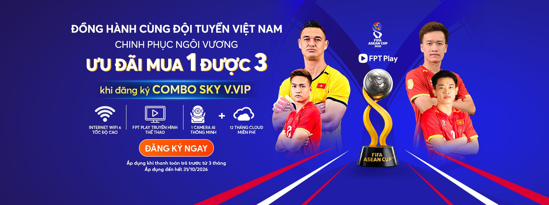 Asian Cup - Combo Internet Sky V.VIP Lite