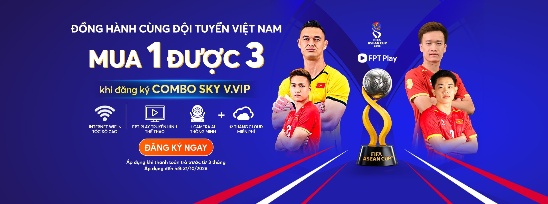 Asian Cup - Combo Internet Sky V.VIP Lite