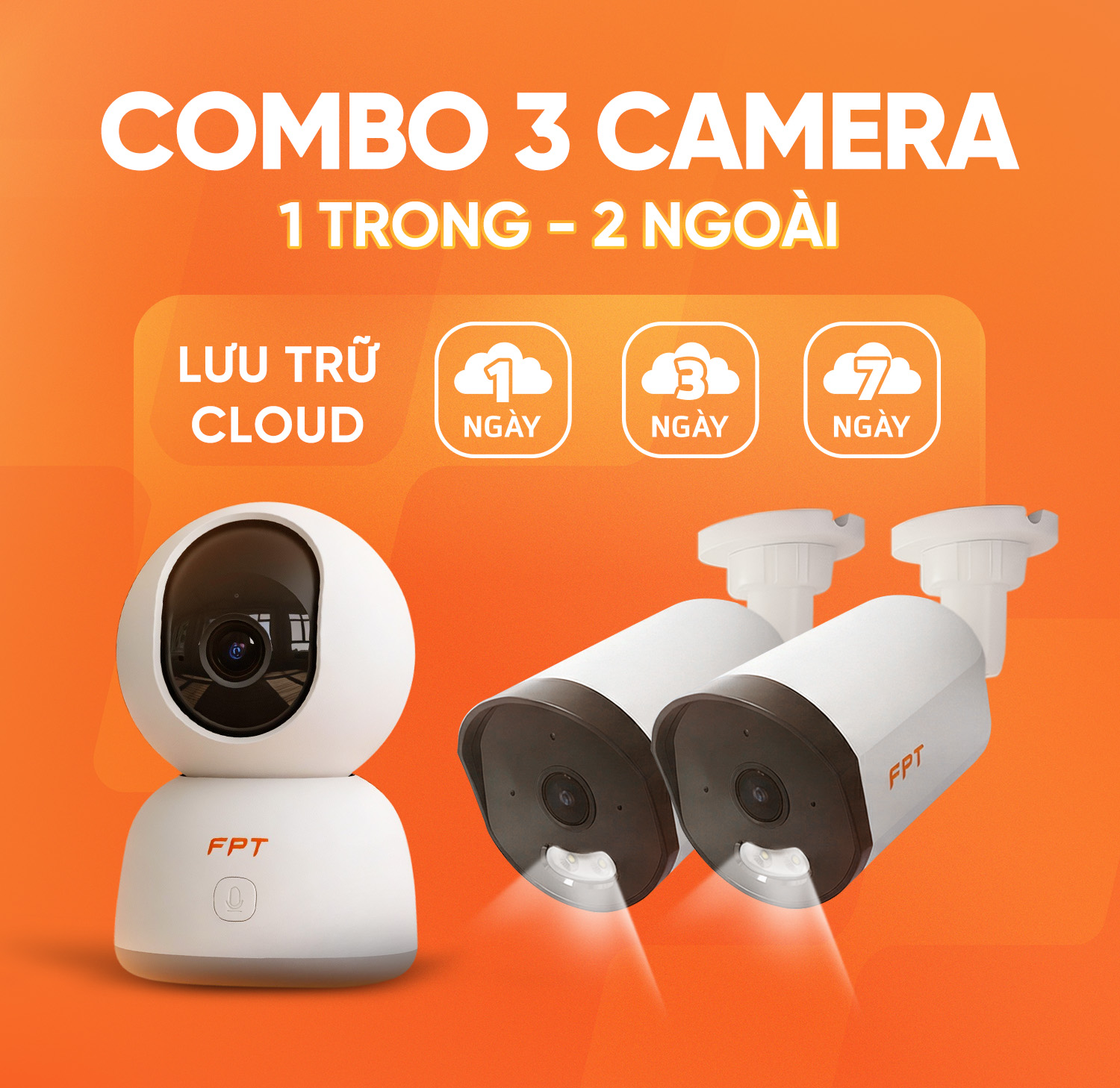 Combo 3 Camera(1 Play4; 2 IQ4S)