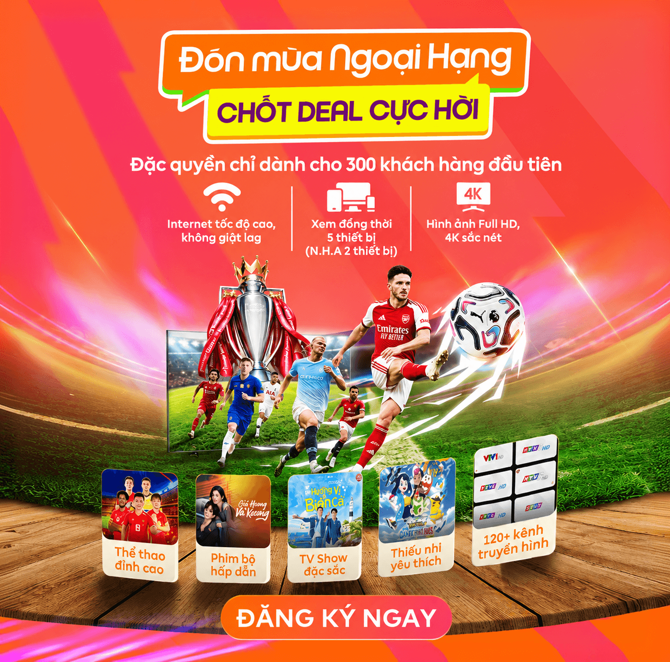 Ngoại Hạng Anh trên FPT Play